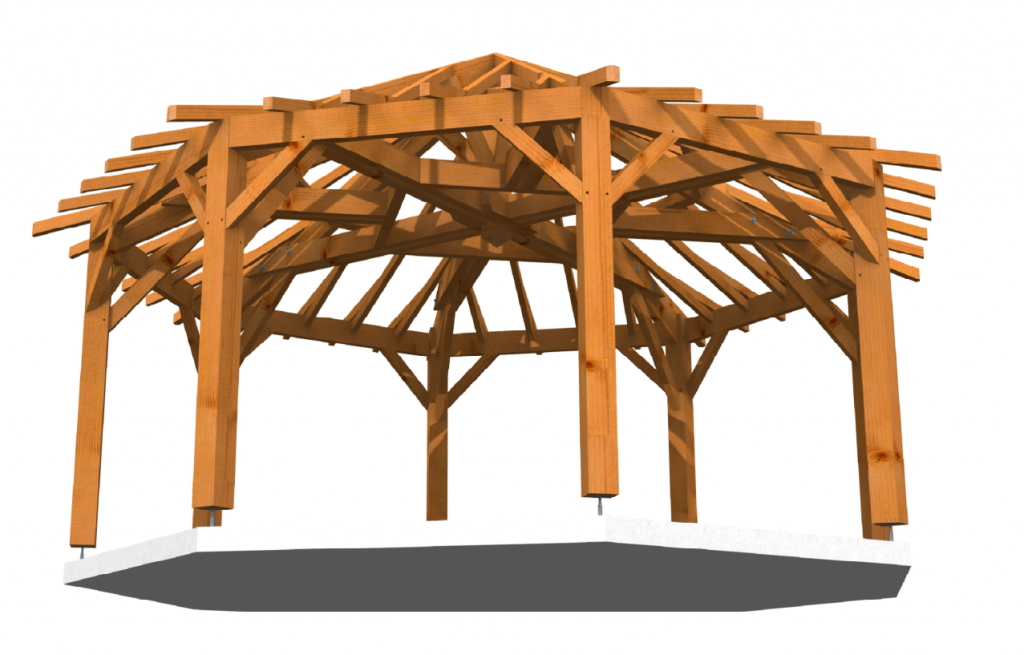 Kiosque octogonal