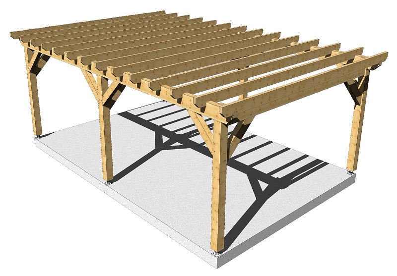 Pergola bois